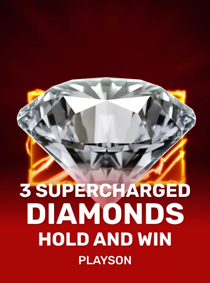 3 Supercharged Diamonds: Hold and Win game tile